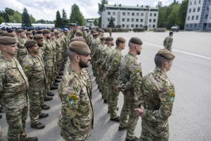  Tarnybą Rukloje pradėjo keturioliktoji NATO priešakinių pajėgų bataliono kovinės grupės rotacija