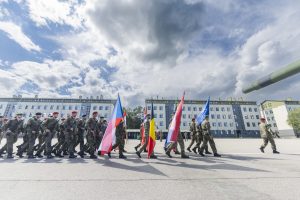  Tarnybą Rukloje pradėjo keturioliktoji NATO priešakinių pajėgų bataliono kovinės grupės rotacija