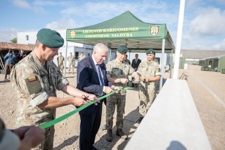 Marijampolėje atidarytoje stovykloje „Vytenis“ galės gyventi bei treniruotis 800 sąjungininkų ir Lietuvos karių