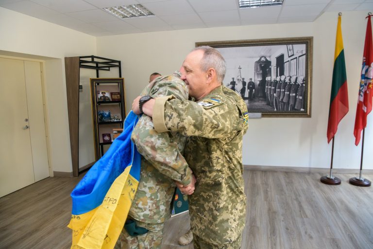 Ukrainos karininkai savo žinias tobulina Lietuvos karo akademijos rengiamuose mokymuose