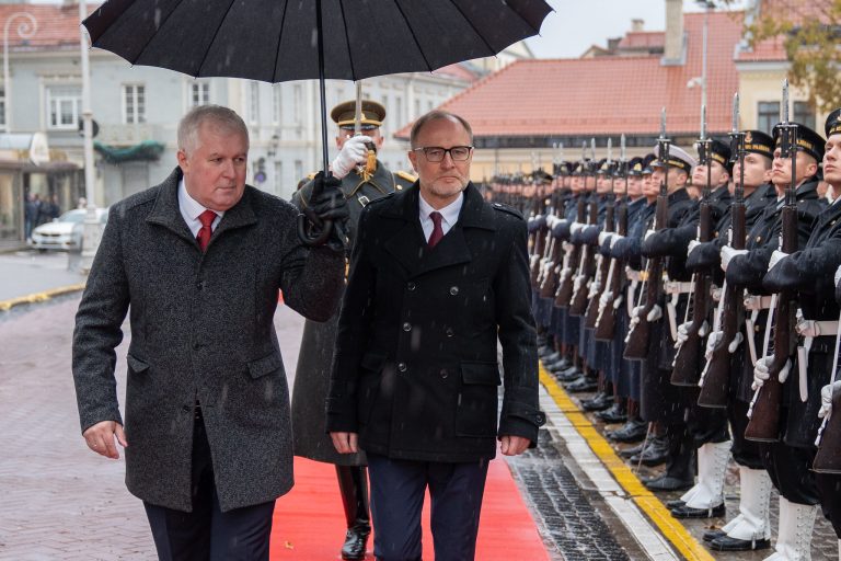  Lithuanian and Latvian Ministers of Defence discussed Allie forces deployments in the Baltic states