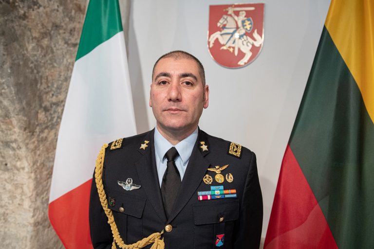 Akredituotas naujas Italijos gynybos atašė Baltijos šalims