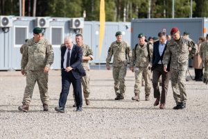  Kazlų Rūdoje atidaryta nauja nuolatinė modulinė stovykla „Jonas“, galinti priimti 800 Lietuvos ir sąjungininkų karių