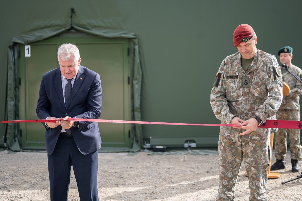 New modular facility Camp Jonas inaugurated at Kazlų Rūda, ready to host 800 Lithuanian and Allied troops