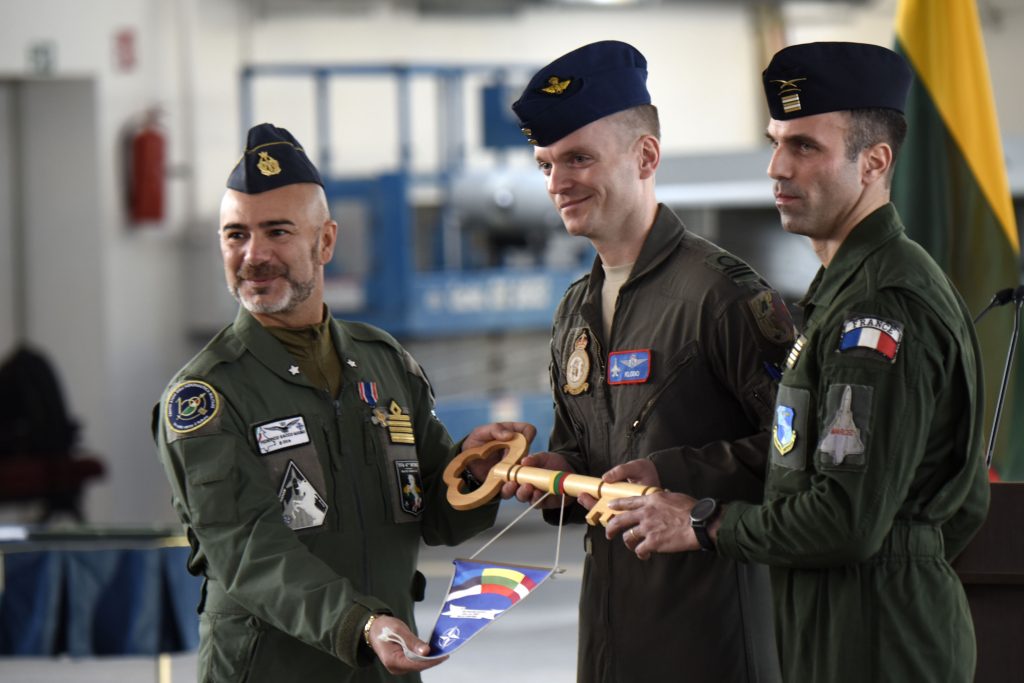 NATO Baltic Air Policing Mission transferred to Belgium and France  