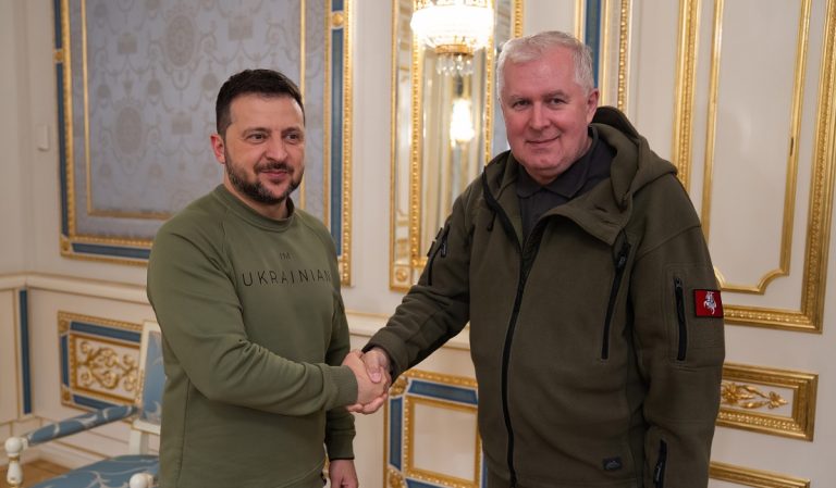 Kyjive – A. Anušausko susitikimas su V. Zelenskiu ir R. Umerovu