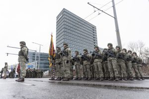  Lietuvos kariuomenės gimtadienis sudrebino Konstitucijos prospektą