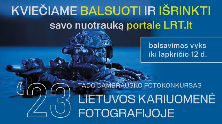 Kviečiame balsuoti fotokonkurse Lietuvos kariuomenė fotografijoje 2023