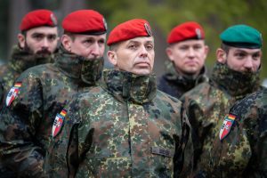  German enhanced Vigilance Activity Brigade with HQ personnel at Rukla changed over 