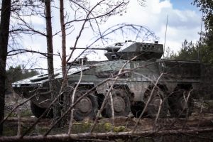  Our Infantry Fighting Vehicles are among the best what NATO Allies have, Minister of National Defence A. Anušauskas review recently completed acquisition of “the Wolves”