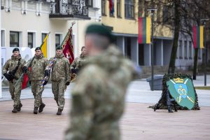  Lithuanian contingent back from Iraq awarded for maintaining international commitments 