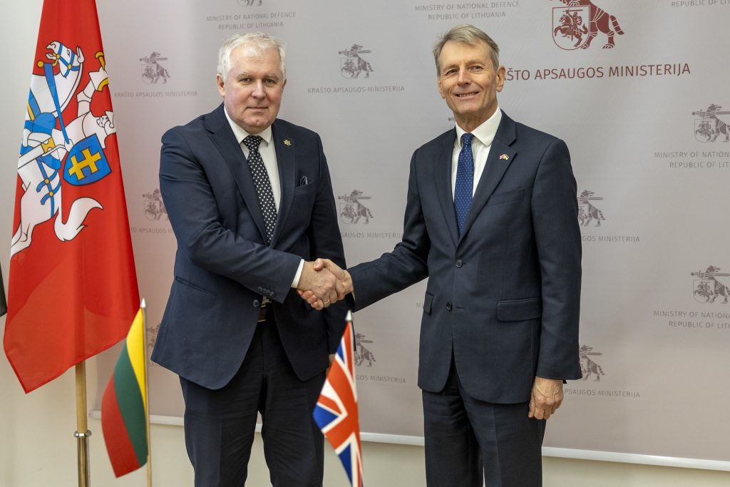 Minister A. Anušauskas and Ambassador of the United Kingdom discussed the Baltic defence line