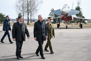  Simbolinio Baltijos oro erdvės rakto perdavimo ceremonija pažymėtas NATO oro policijos misijos Baltijos šalyse ir Lietuvos narystės aljanse 20-metis