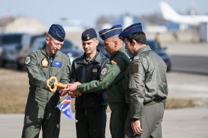  Simbolinio Baltijos oro erdvės rakto perdavimo ceremonija pažymėtas NATO oro policijos misijos Baltijos šalyse ir Lietuvos narystės aljanse 20-metis