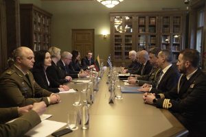  A. Anušauskas: tikimės Graikijos paramos praktiškai įgyvendinant NATO rotacinį oro gynybos modelį
