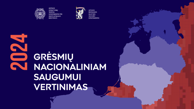 Bus pristatomas 2024 m. Grėsmių nacionaliniam saugumui vertinimas 