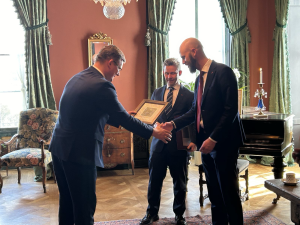  Krašto apsaugos ministras L. Kasčiūnas susitiko su Švedijos gynybos ir civilinės apsaugos ministrais