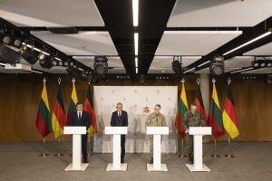  Į Lietuvą atvyko pirmieji Vokietijos brigados kariai