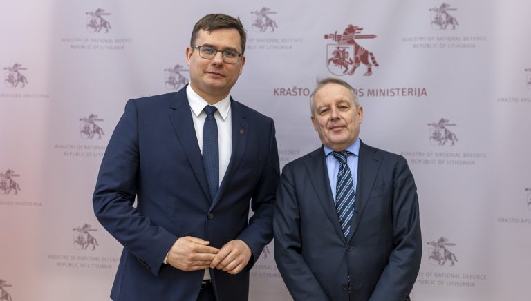 Susitikime su Nyderlandų Karalystės ambasadoriumi – padėka už sprendimą dislokuoti Lietuvoje oro gynybos sistemas „Patriot“