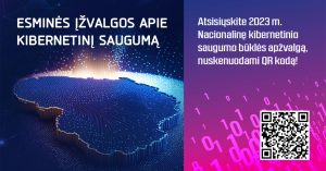  Krašto apsaugos ministras L. Kasčiūnas apie kibernetinį saugumą: situacija stabili, bet neleidžianti atsipalaiduoti