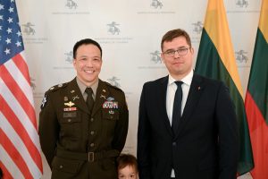  New Defence Attaché of the United States Lt Col Jesse Allgeyer accredited to Lithuania