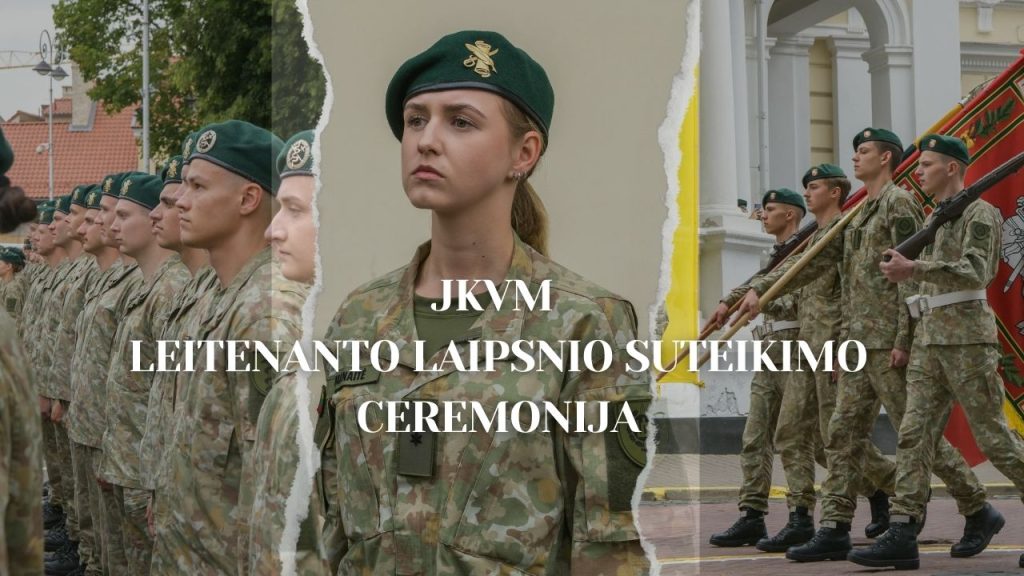 JKVM Leitenanto laipsnio suteikimo ceremonija
