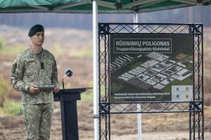  Rūdninkų poligone iškils karinis miestelis: teritorijoje įkasta kapsulė