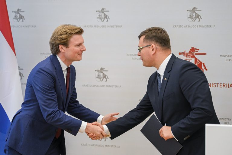  L. Kasčiūnas po susitikimo su Nyderlandų gynybos ministru: ateityje ir vėl pamatysime Nyderlandų oro gynybos sistemas „Patriot“ Lietuvoje