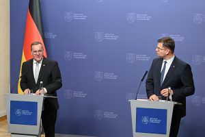  L. Kasčiūnas po Vokietijos gynybos ministro vizito Lietuvoje: darome viską, kad Vokietijos brigados perkėlimas į Lietuvą vyktų sklandžiai