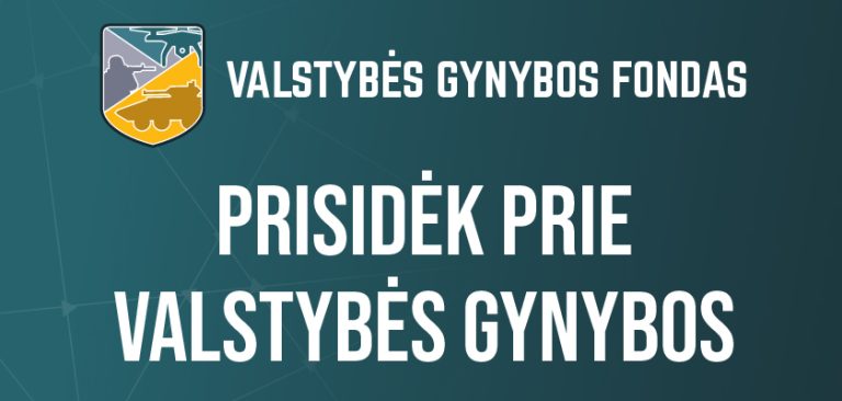 Krašto apsaugos ministerija Vyriausybei teikia nutarimą dėl Valstybės gynybos fondo
