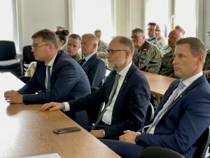  Lithuania with the Baltic states nad Poland will seek ways to attract additional EU financing for defence line reinforcements, says Minister of National Defence  
