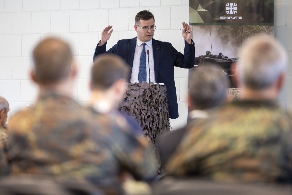 We have a clear plan on how the German brigade units arrive for the permanent presence next year, says L. Kasčiūnas after hosting Germany’s delegation at Rokantiškės 