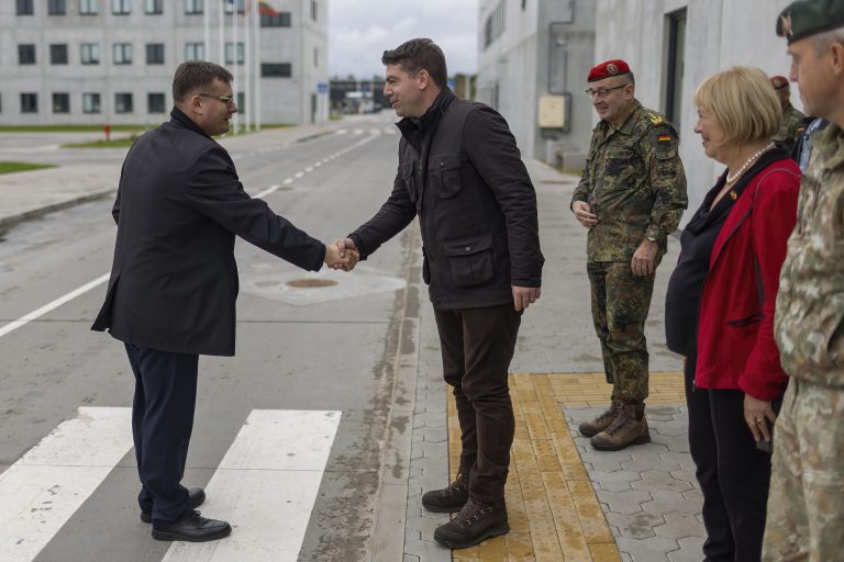 L. Kasčiūnas po susitikimo su Vokietijos delegacija Rokantiškėse: turime aiškų planą, kaip kitais metais priimsime Vokietijos brigados vienetus