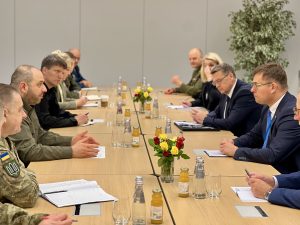  We need to do more for Ukraine, says Minister of National Defence L. Kasčiūnas at the NATO Defence Ministers’ meeting  