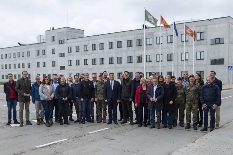  We have a clear plan on how the German brigade units arrive for the permanent presence next year, says L. Kasčiūnas after hosting Germany’s delegation at Rokantiškės 
