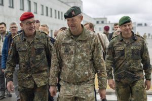  We have a clear plan on how the German brigade units arrive for the permanent presence next year, says L. Kasčiūnas after hosting Germany’s delegation at Rokantiškės 