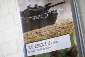  We have a clear plan on how the German brigade units arrive for the permanent presence next year, says L. Kasčiūnas after hosting Germany’s delegation at Rokantiškės 
