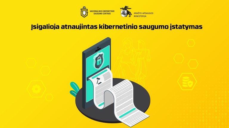 Įsigalioja atnaujintas Kibernetinio saugumo įstatymas: pagrindiniai pokyčiai ir įgyvendinimo etapai
