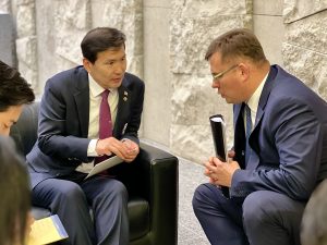  Krašto apsaugos ministras L. Kasčiūnas NATO gynybos ministrų susitikime: turime siekti sutarimo dėl 3 proc. gynybai viso Aljanso mastu
