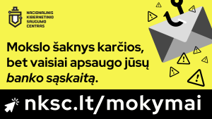  Kibernetinio saugumo spalis: kaip atpažinti programišius ir apsaugoti savo nuosavybę?
