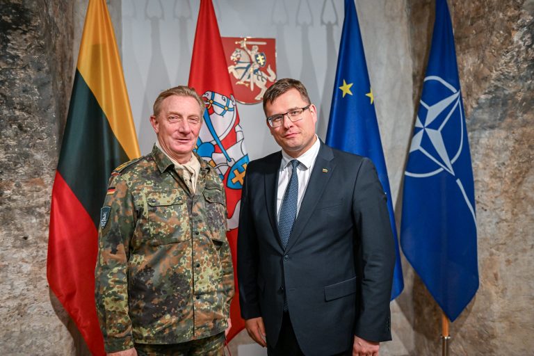 Krašto apsaugos ministras Laurynas Kasčiūnas: NATO tarptautinio Šiaurės Rytų korpuso vaidmuo mūsų regiono gynyboje ypač svarbus