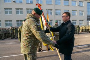  Generolo Jono Žemaičio Lietuvos karo akademijai vadovaus plk. R. Dumbliauskas