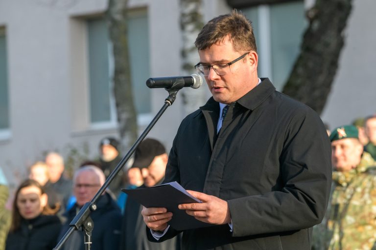  Generolo Jono Žemaičio Lietuvos karo akademijai vadovaus plk. R. Dumbliauskas