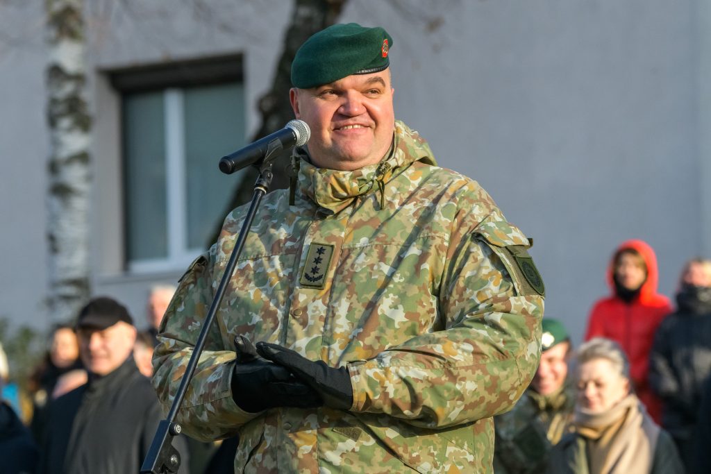 Generolo Jono Žemaičio Lietuvos karo akademijai vadovaus plk. R. Dumbliauskas