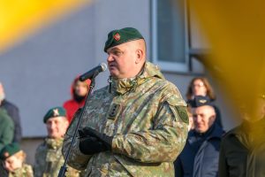  Generolo Jono Žemaičio Lietuvos karo akademijai vadovaus plk. R. Dumbliauskas