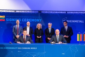  Rheinmetall and Lithuania sign agreements to begin construction of modern artillery ammunition plant