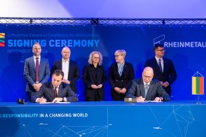  Rheinmetall and Lithuania sign agreements to begin construction of modern artillery ammunition plant