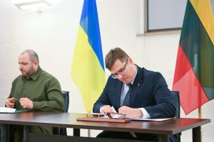  Minister of National Defence met with Ukrainian counterpart in Vilnius