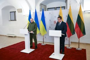  Minister of National Defence met with Ukrainian counterpart in Vilnius