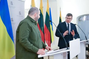  Minister of National Defence met with Ukrainian counterpart in Vilnius